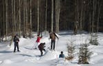 Schneeschuh-Wanderung Familie Reit im Winkel