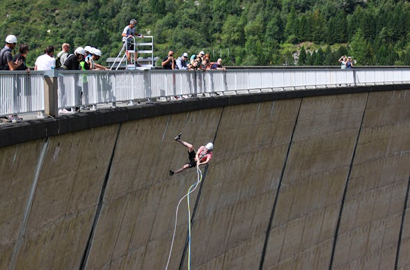 Giant Swing am Schlegeis-Stausee im Zillertal