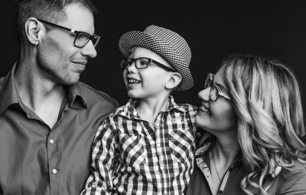 Familien Fotoshooting Dresden für 7 - 7