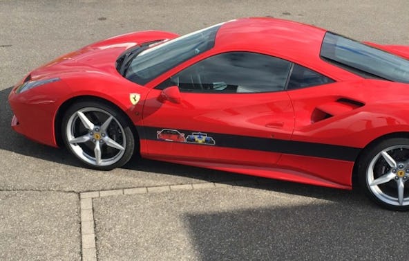 Ferrari fahren Bergstrasse Breitenbach (6km)
