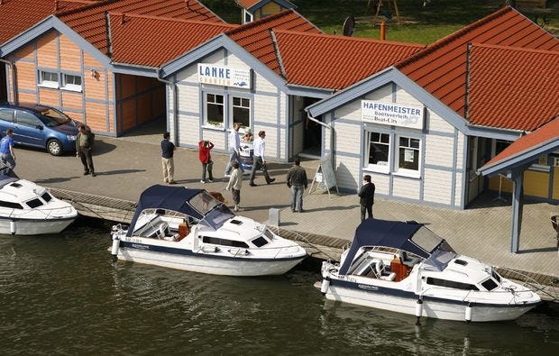 Motorboot fahren Rheinsberg für 2