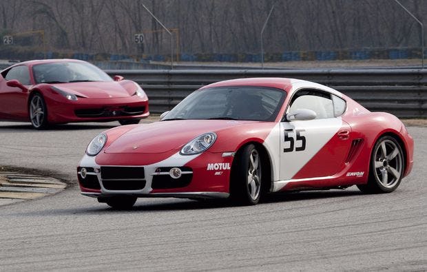Porsche Cayman Cup selber fahren in Pavia (2 Runden)