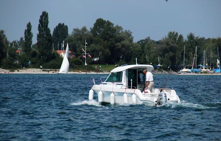 Motorboot fahren Kressbronn Gohren (60 min)