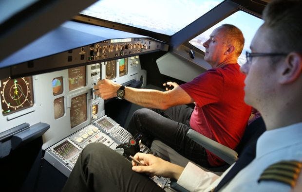 Flugsimulator Airbus A320 Berlin (30 Min.)