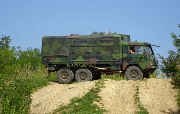 Volvo Lappländer 6x6 offroad fahren Großmehring - 1