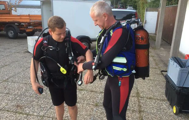 Tauchschnupperkurs im Pool Hochheim am Main - 2