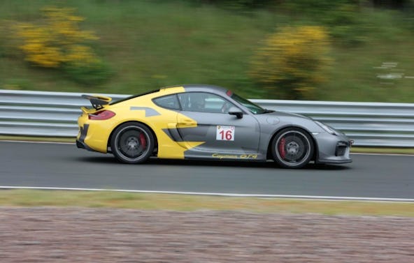 Renntaxi Porsche Cayman GT4 (3 Rdn.) Bilster Berg