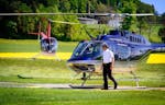 Helikopterflug über Luzern