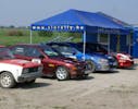 Rally fahren Mitsubishi 5 Runden in Adand