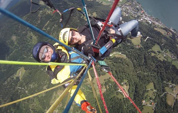 Gleitschirm Tandemflug Bodensdorf (Winter)