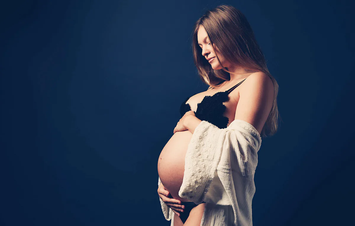 Babybauch Fotoshooting Düsseldorf - 3