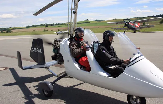 Tragschrauber Rundflug Jahnsdorf/Erzgebirge (60 Min.) - 7