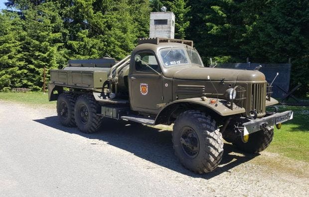 Militär LKW SIL157 fahren für 2 im Harz  (3 Länder Tour)