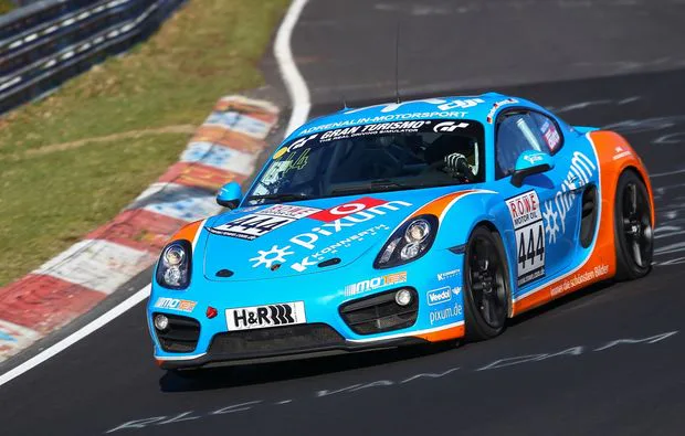 Porsche Cayman 981 Renntaxi Nürburgring (VLN Training) - 3