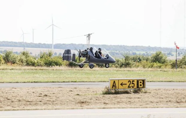 Tragschrauber-Rundflug Wallerfangen- Düren (30 Min.) - 5