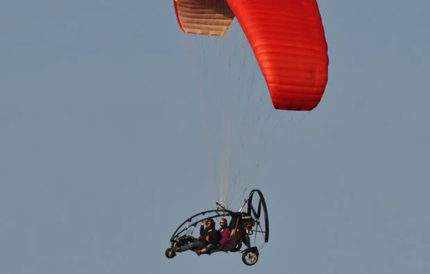 Motorgleitschirm fliegen Hörsten - 2