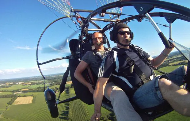 Motorgleitschirm fliegen Hörsten - 4