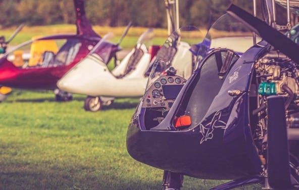 Tragschrauber Rundflug Schmidgaden (60 Min.)