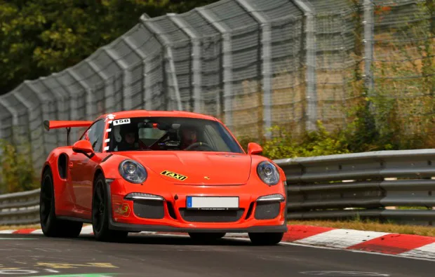 Rennwagen Porsche 911 GT3 RS 991 in Spa (5 Rdn.)