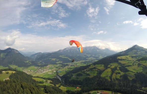 Gleitschirm Tandemflug für Kinder Söll