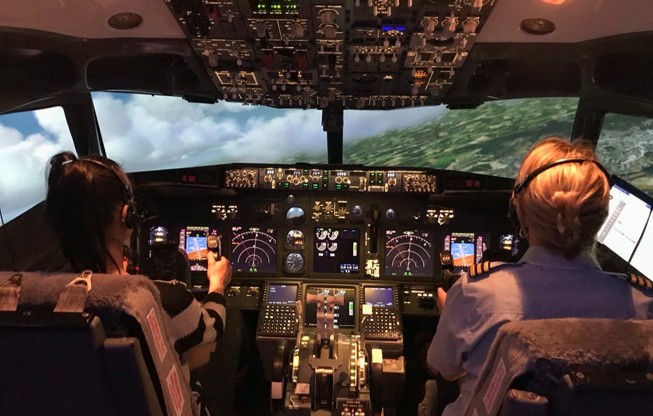 Flugsimulator Boeing 737 Markranstädt