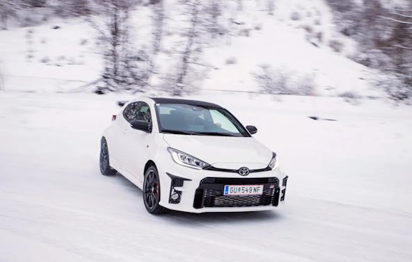 Winter Drift Training im Toyota GR Yaris Thomatal
