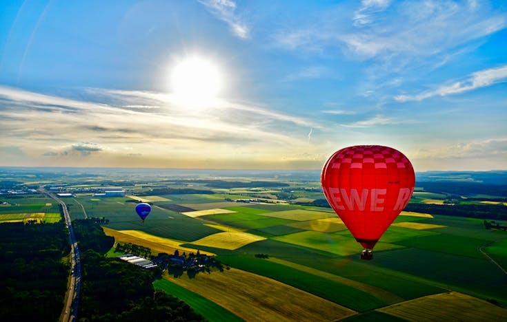 Morgendliche Ballonfahrt Landsberg am Lech