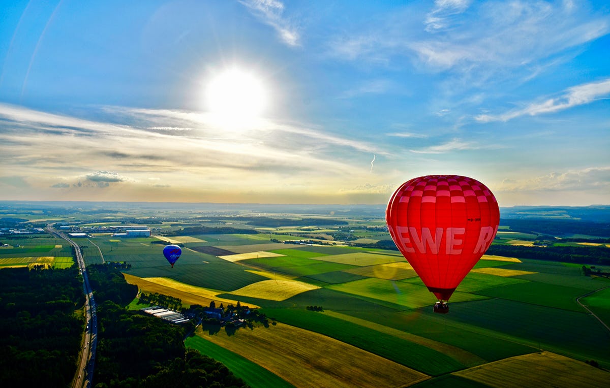 Morgendliche Ballonfahrt Landsberg am Lech