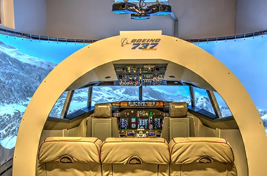 Boeing 737 Flugsimulator mit Video in Schweinfurt (VIP) - 6