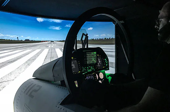 Kampfjet-Flugsimulator F/A-18 Super Hornet Raum Leipzig - 2