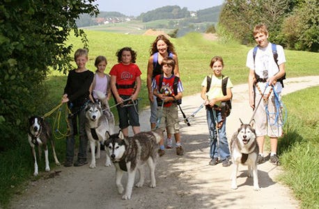 Familientag mit Huskies bei Deggendorf