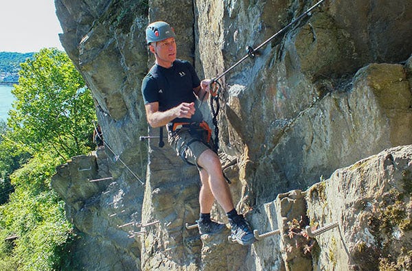 Klettersteig Kurs für Anfänger Boppard (3 Std.)