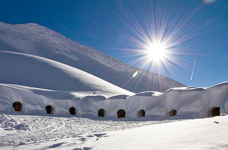 Iglu Übernachtung mit Käsefondue in Oberstdorf (So-Do)