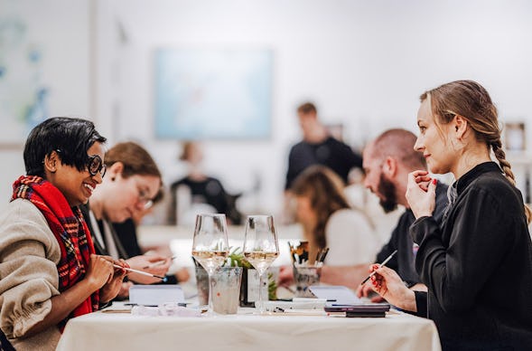 Aquarellkurs Frankfurt am Main mit Weinprobe