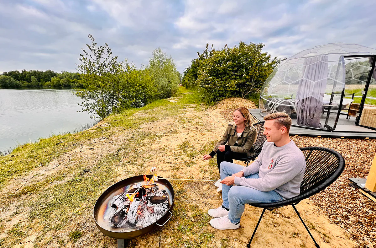 Außergewöhnlich Übernachten am See Wadersloh für 2 - 6