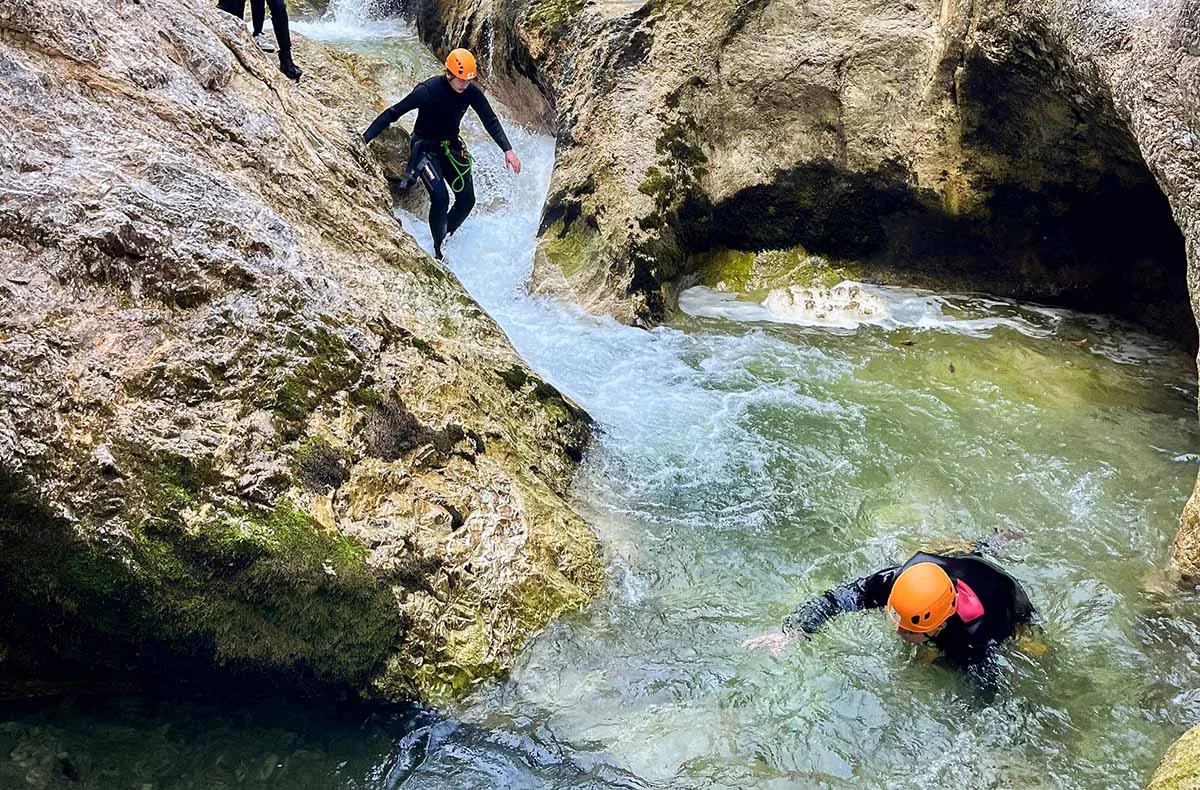 Canyoningtour für Fortgeschrittene Bad Goisern (4,5 Std.) - 1