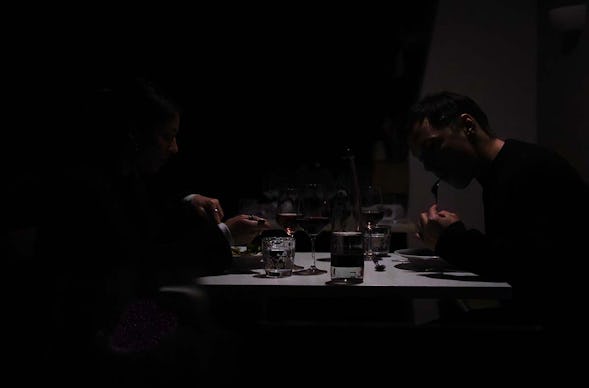Dinner in the Dark für 2 Essen
