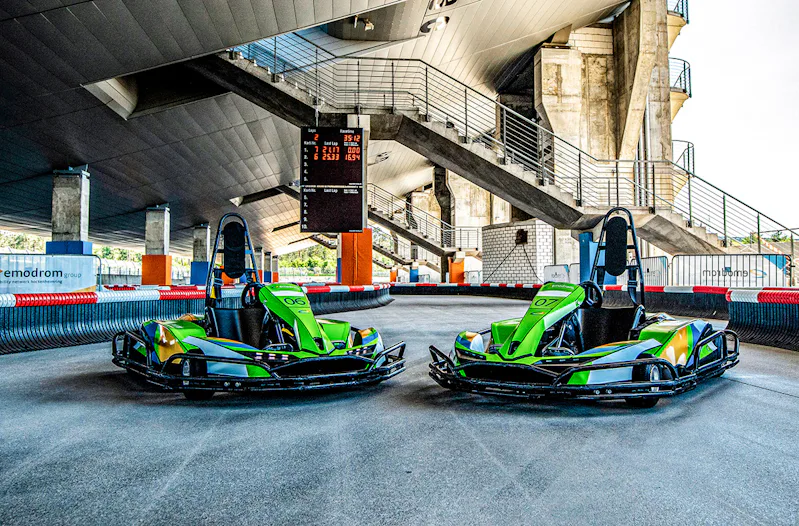 E-Kart fahren am Hockenheimring