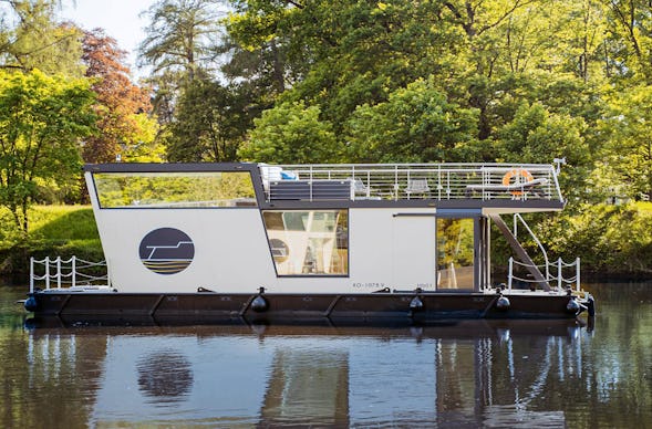 Elektro Hausboot Übernachtung Mettlach für bis zu 4 (2 Nächte)