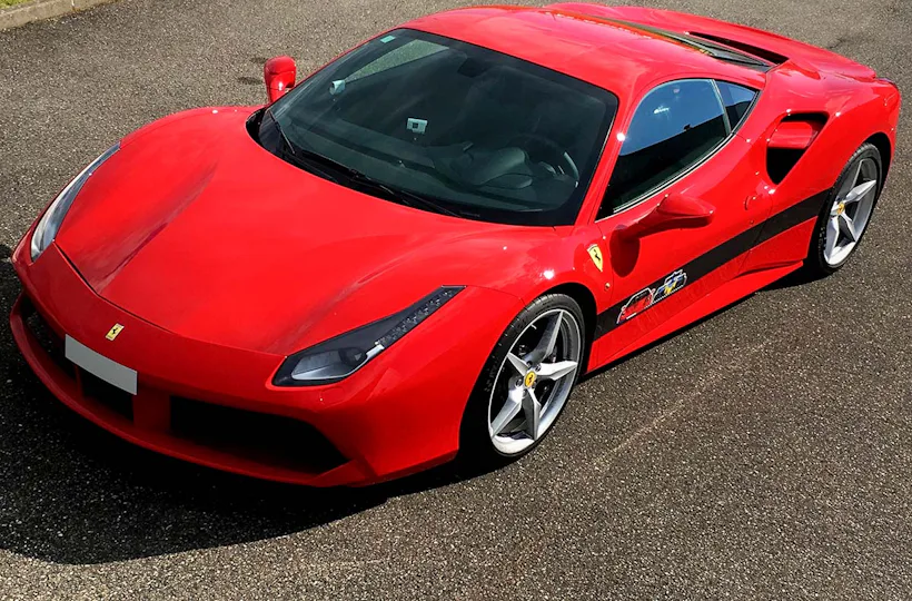 Ferrari fahren auf der Bergstraße im Elsass (6km)