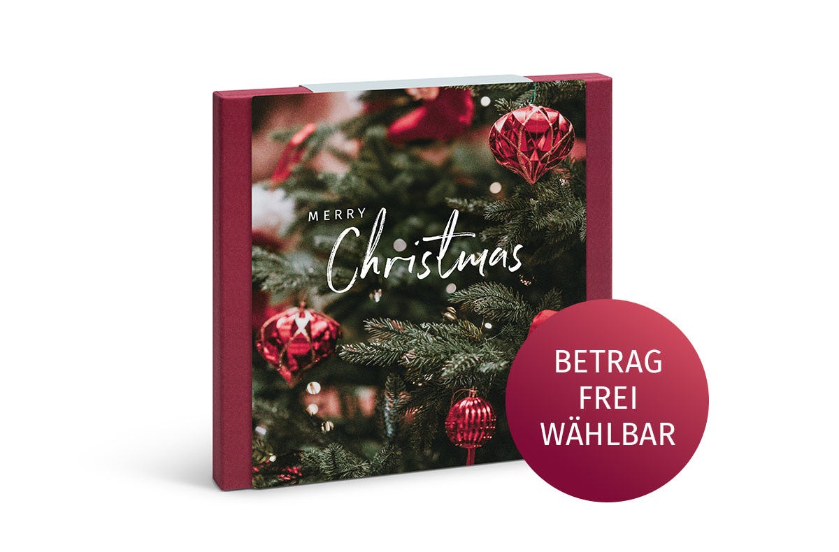 Flexible Geschenkbox Weihnachten 100 Euro