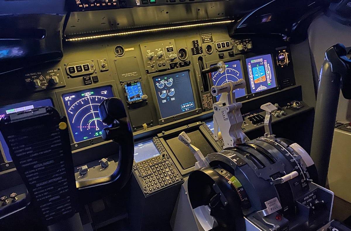 Flugsimulator Boeing 737 Backnang