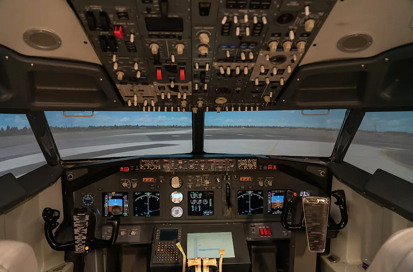 Flugsimulator Boeing B737 Frankfurt am Main (30 Min.)