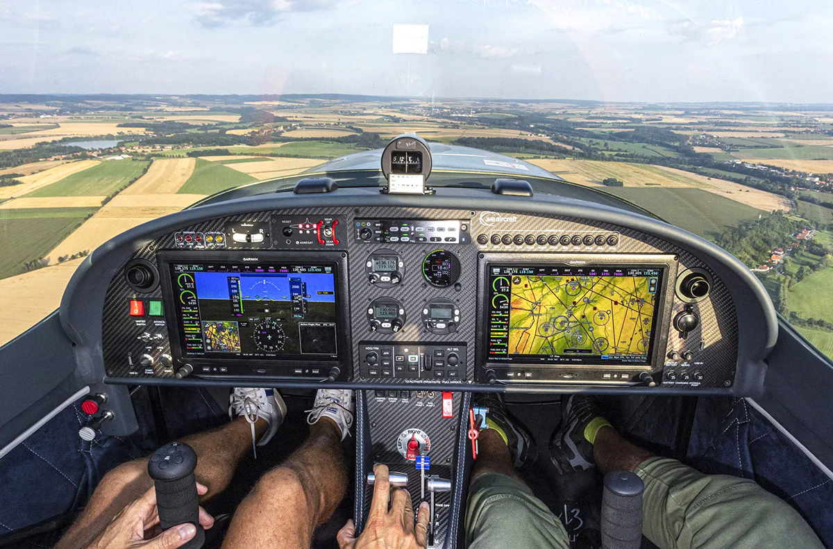 Flugzeug Rundflug Schwäbisch Hall im Cockpit (30 Min.) - 2