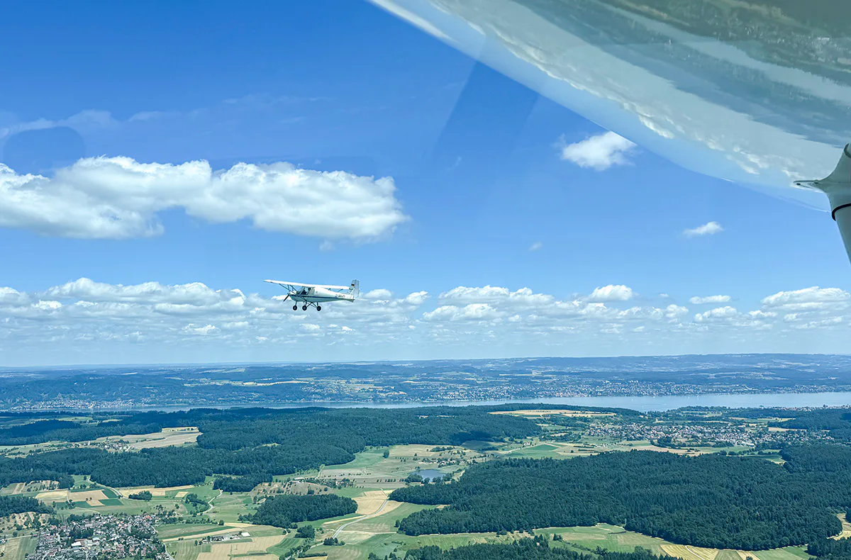 Flugzeug selber fliegen Raum Bodensee (1 Std.) - 2
