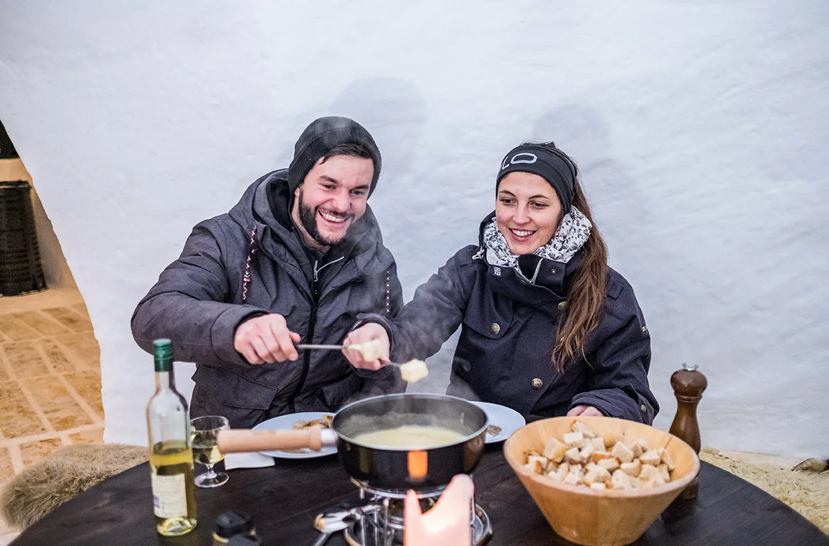 Fondue Deluxe im Iglu Kühtai - 5