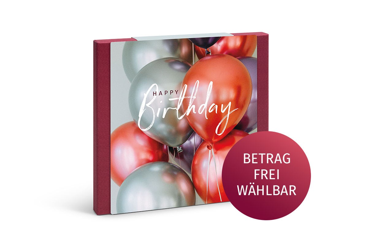 Flexibles Geschenk Happy Birthday