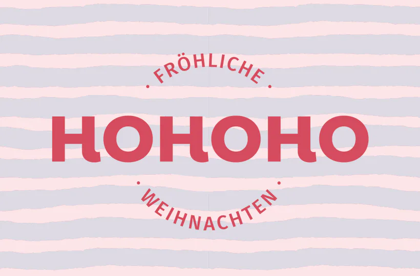 Flexibles Geschenk HoHoHo