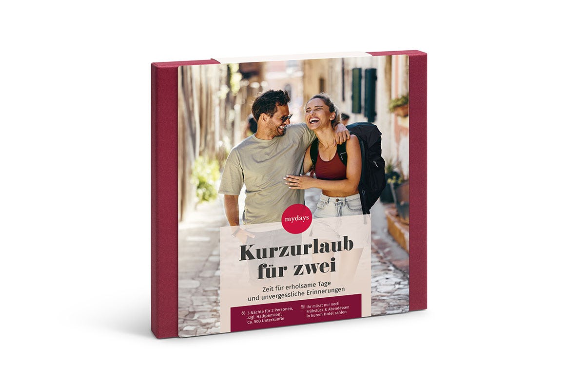 Geschenkbox Kurzurlaub für Zwei