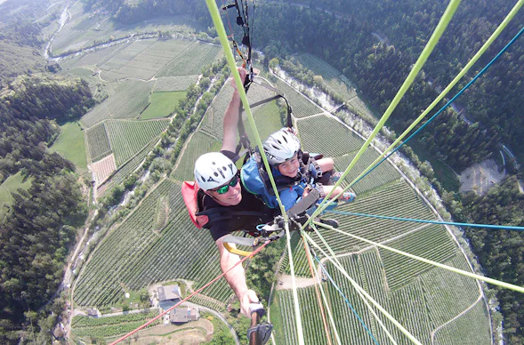 Gleitschirm Tandemflug für Kinder Saltaus